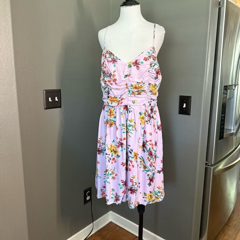 Xhilaration Lavender Floral Dress